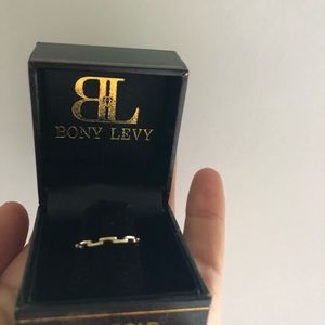 14k Yellow gold, Bony Levy stackable ring